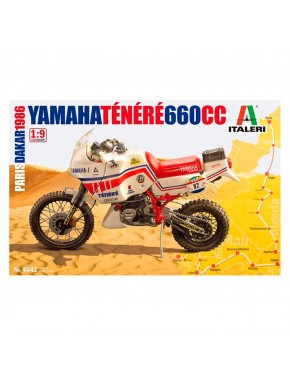 Maquete Yamaha Ténéré 660CC Italeri 1:9 na caixa