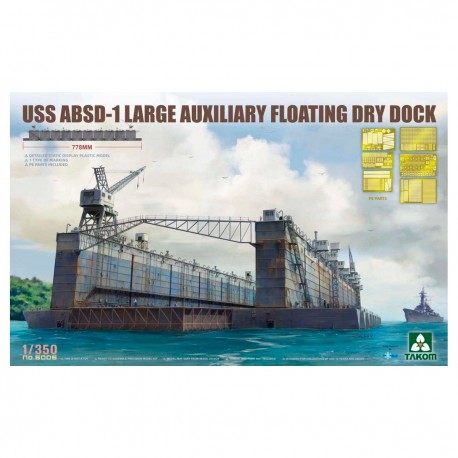 Maquette USS ABSD-1 Dock Flottant à l'échelle 1/350