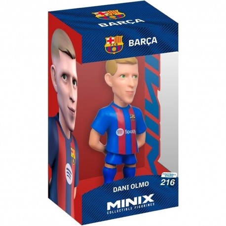 Figura coleccionable Minix de Dani Olmo del FC Barcelona