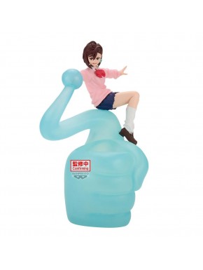 Figurine Banpresto Dandadan FL Momo sur poing bleu