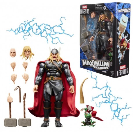 Figura de ação Thor Hasbro Marvel Legends com acessórios
