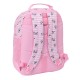 Mochila rosa de Snoopy 42cm con diseño adaptable
