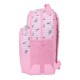 Mochila rosa de Snoopy 42cm con diseño adaptable
