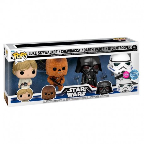 Blister de 4 figuras POP Star Wars de Funko
