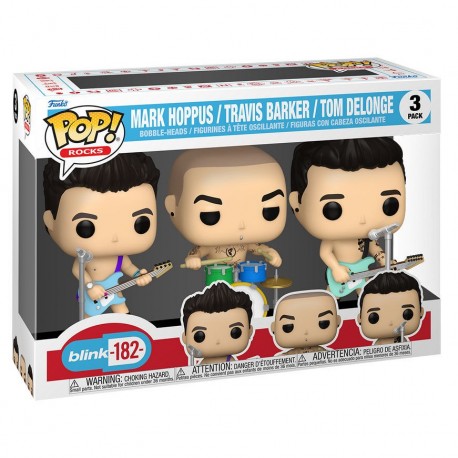 Figuras Funko POP Rocks Blink 182 em blister