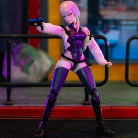 Figura articulada de 15 cm de Lucy de Cyberpunk Edgerunners
