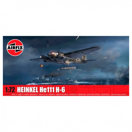 Maquette AIRFIX Heinkel He111 H-6 à l'échelle 1/72