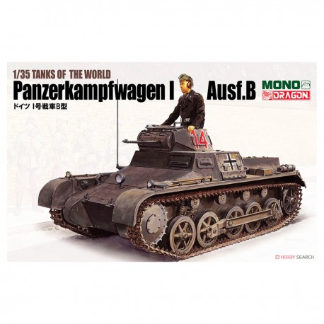 Modelo em escala 1/35 do tanque Pz.Kpfw.I Ausf.B