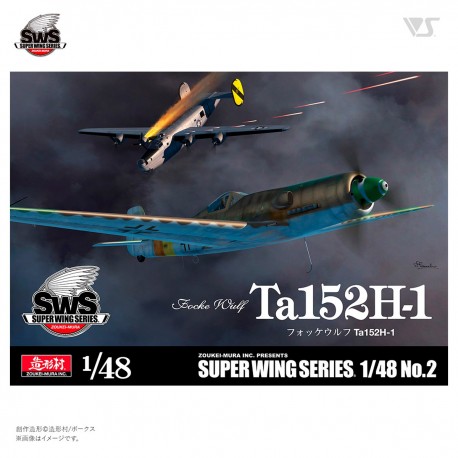 Maqueta avión Focke Wulf Ta 152 H-1 a escala 1/48