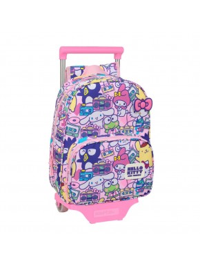 Trolley Hello Kitty y Friends de 34cm en tonos rosados