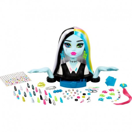Busto de Frankie Stein Monster High con accesorios
