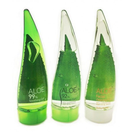 Set de Voyage le Visage et le Corps à l'Aloe Vera HOLIKA HOLIKA