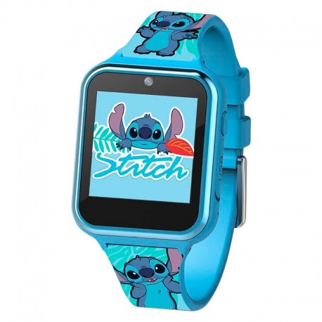 Relógio inteligente Stitch Disney com câmera para selfie