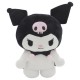 Mochila peluche Kuromi Hello Kitty de 35 cm con cintas ajustables