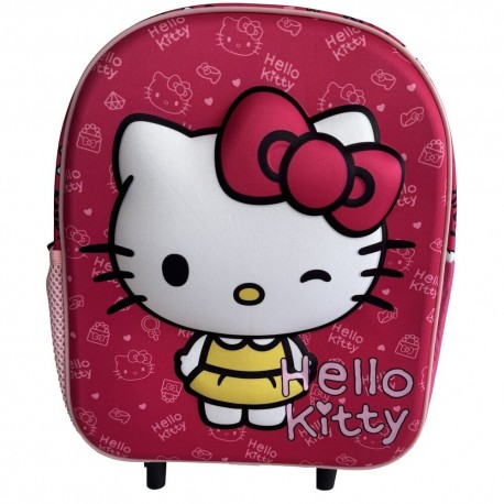 Trolley rose 3D My Style avec Hello Kitty