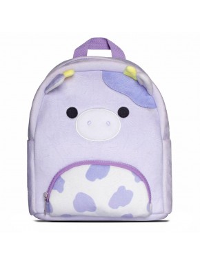 Sac à dos peluche Bubba Squishmallows brodé, couleur lavande