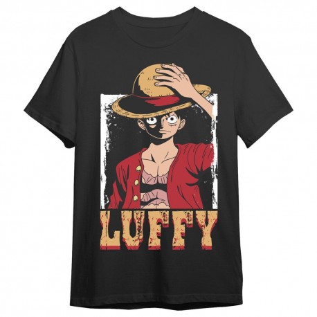 Camiseta negra de Monkey D. Luffy One Piece