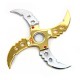 Shuriken metal retráctil 4 prongs Naruto