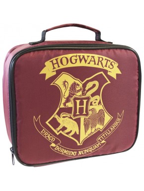 Bolsa térmica Hogwarts Harry Potter con escudo en dorado