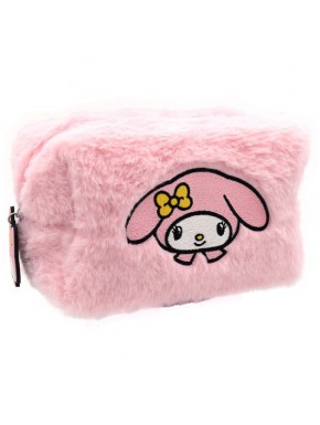 Neceser de peluche rosa My Melody de Hello Kitty