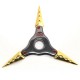 Shuriken retractable metal straight 3-prong Naruto