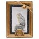 Moldura dourada Hedwig Harry Potter
