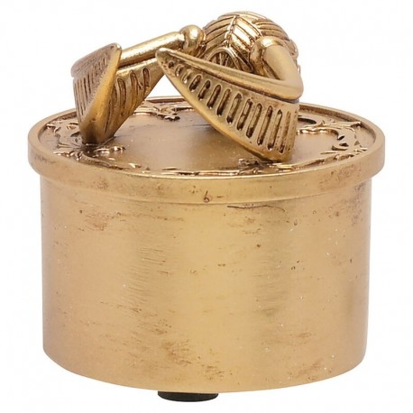 Caixa de jóias dourada Pomo de Ouro Harry Potter com design 3D
