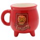 Taza caldero Gryffindor roja Harry Potter de cerámica