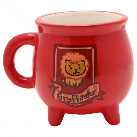 Taza caldero Gryffindor roja Harry Potter de cerámica