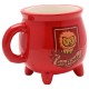 Taza caldero Gryffindor roja Harry Potter de cerámica