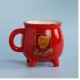 Taza caldero Gryffindor roja Harry Potter de cerámica