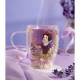 Taza de cristal con ilustración de Blancanieves