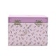Caixa de joias musical Rapunzel Princesas Disney com motivo floral