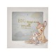Tirelire Disney Bambi blanche avec citation inspirante