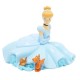 Cofre Cinderela Disney em resina, design detalhado.