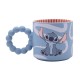 Caneca de cerâmica azul com design de Stitch Disney