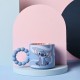 Caneca de cerâmica azul com design de Stitch Disney