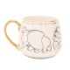 Mug en porcelaine Disney Dumbo avec détails dorés