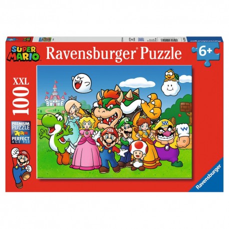 Puzzle Super Mario de 100 pièces Ravensburger avec personnages classiques