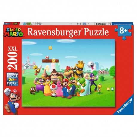 Quebra-cabeça XXL Super Mario 200 peças Ravensburger