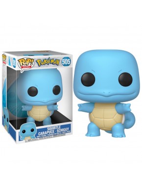 Figura Funko POP de Squirtle de 25cm en vinilo con caja.