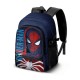 Mochila azul do Spiderman com design Marvel e alças acolchoadas