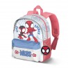 Mochila Infantil Marvel Spiderman Spin da Karactermania, Cinza