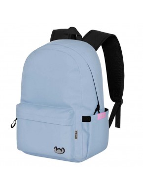 Mochila azul Disney Lilo y Stitch con parche decorativo