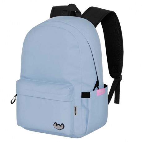 Mochila azul Disney Lilo y Stitch con parche decorativo