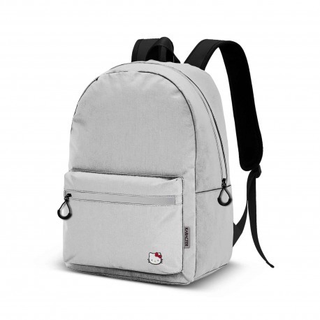 Sac à dos gris Hello Kitty design urbain