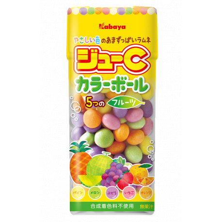 Caramelle colorate frutti Kabaya Jyu-C 35 gr