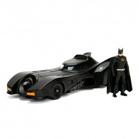 Figura de Batman y Batmóvil de metal escala 1:24