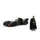 Figura de Batman y Batmóvil de metal escala 1:24