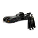 Figura de Batman y Batmóvil de metal escala 1:24
